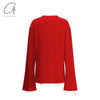 SAMUEL GUI YANG 25 Spring/Summer Sweatshirt SGY-SS25AMWTP13-1-1-LYCHEESHELL Red